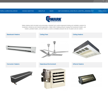 Qmark Electric, Marley Engineered Products radiation products
