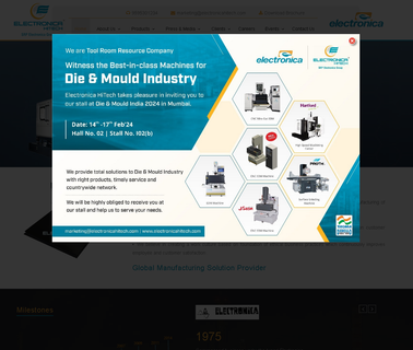 Electronica Hitech Machine Tools horizontal casting machines