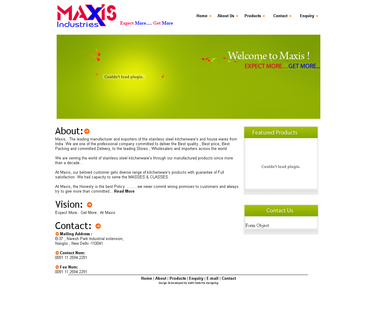Maxis Industries cutlery trays
