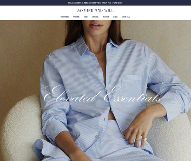 Jasmine and Will pyjamas