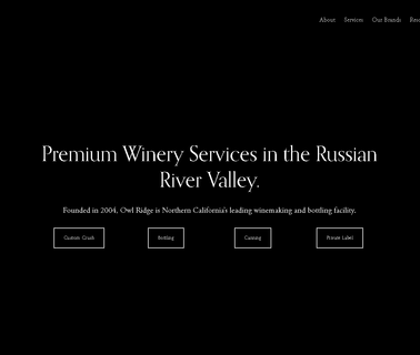 Owl Ridge Wine Services laboratory filtration