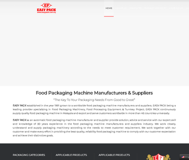 Easy Pack Export Asia food beverage processing machine