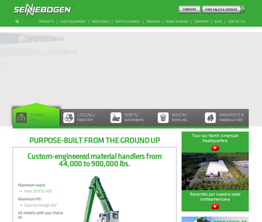 Sennebogen Llc stationary handling