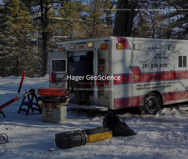 Hager Geoscience Geology & Geophysics Expert Consultants borehole geophysical