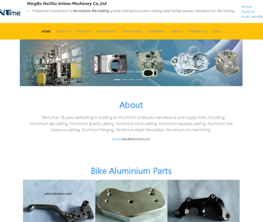 Ningbo Yinzhou Intime Machinery metal casting machinery aluminum machining