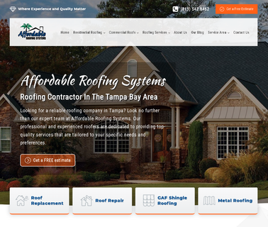 Roofing Contractor Tampa Fl Affordable Roofing Systems roofing shingle
