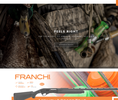 Franchi Double Barrel And benelli shotguns