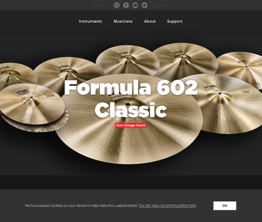 Paiste Home cymbals drums