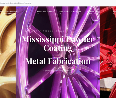 Home Page of Mississippi Powder Coating Powder Coat Services coat home