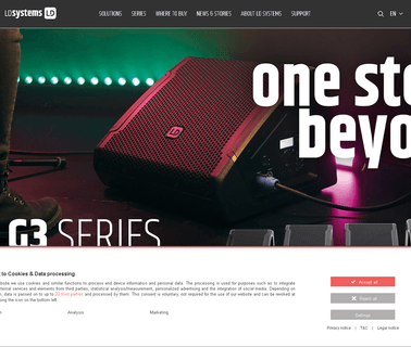 Ld Systems lines sound