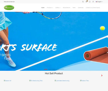 Dongguan Berson Plastic Flooring gym rubber flooring tiles