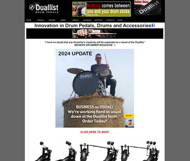 Duallist Drum Pedals Single Doub double pedal