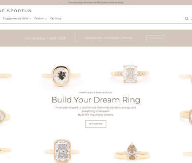 Anne Sportun Jewellery rose gold rings