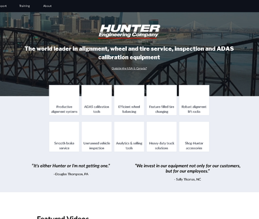 Hunter Engineering Co. brake balancing