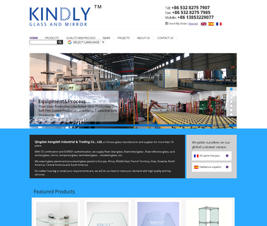 Qingdao Kangdeli Industrial & Trading glass processed