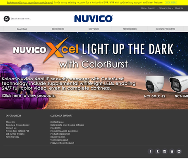 Nuvico camera housings
