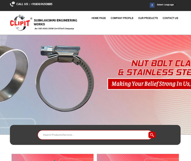 Subhlakshmi Engineering Works hose clamps heavy duty worm drive