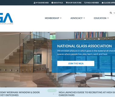National Glass Association glass information