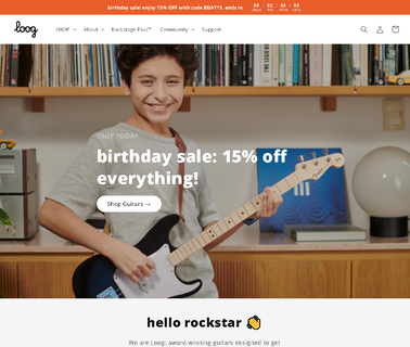 Loog Guitars build music