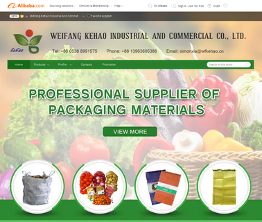Weifang Kehao Industrial and Commercial raschel sack