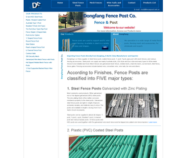 Dongfang Fence Post Co. style america
