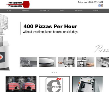 Pizza Equipment Professionals dough sheeters