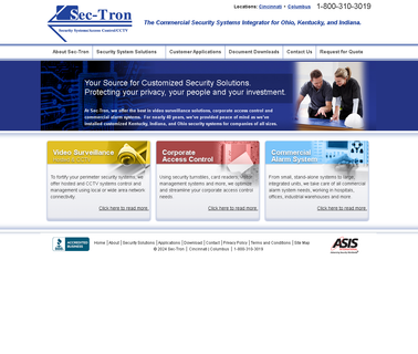 Sec-Tron Perimeter & Business Security Systems Integrator business reader