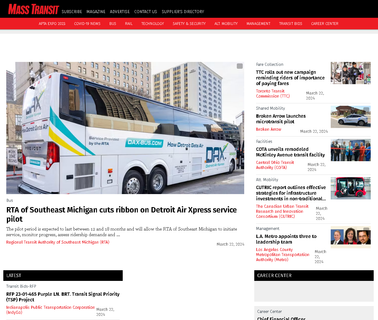 Mass Transit Magazine air emissions solutions