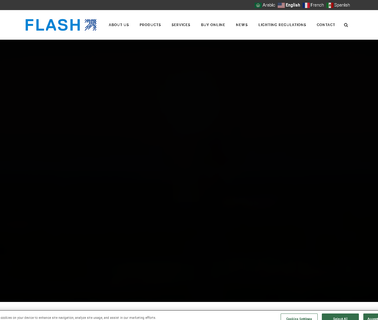 Flash Technology broadcast installation