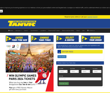 Tanvic Tyre & Service C batteries sales