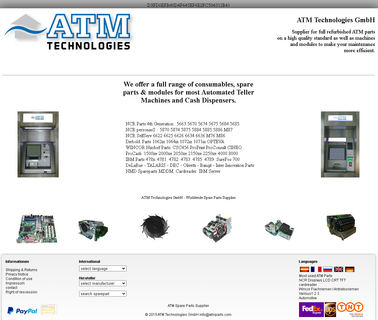 Atm Technologies Gmbh diebold ncr