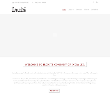 Ironite Company Of India Ltd. hardener