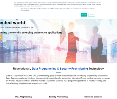 Data I O Corporation The Leader programmer