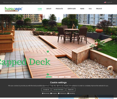 Huangshan Huasu New Material Science flooring composite decking