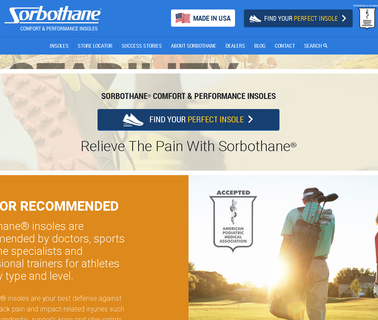 Sorbothane Performance Insoles absorbing insoles