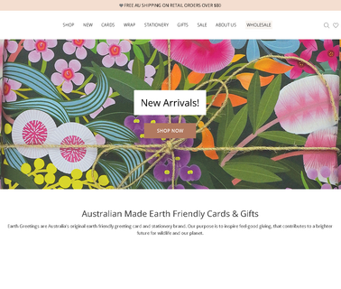 Earth Greetings paper