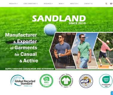 Xiamen Sandland Garments mercerized tricot