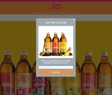 Live Soda juices live