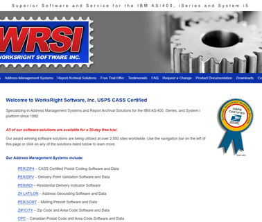 Worksright Software Cass Certified Postal Coding Solutions free design tools
