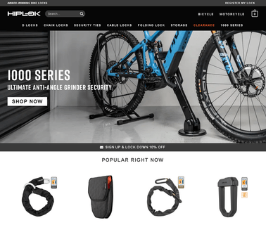Hiplok safes storage
