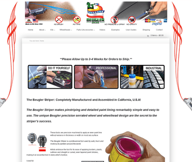Pinstriping, Pinstripers, Beugler pinstriping