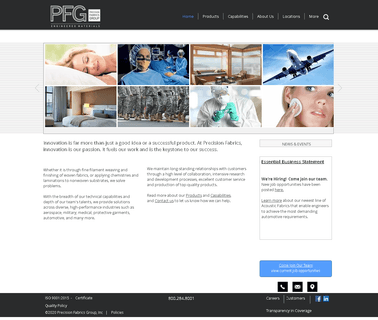 Precision Fabrics Group woven group