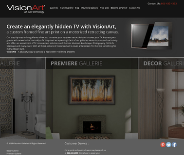 Visionart & Solar Shading Systems art canvas framed