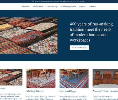 Innerasia Rugs, Handmade Tibetan R wool contemporary rugs