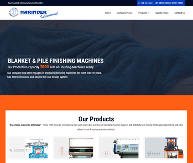 Narinder International flat knitting machines