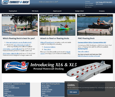 Floating Docks, Low Profile and H amphibious pontoons