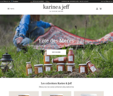Le Bonheur French Organic Cuisine wide jars