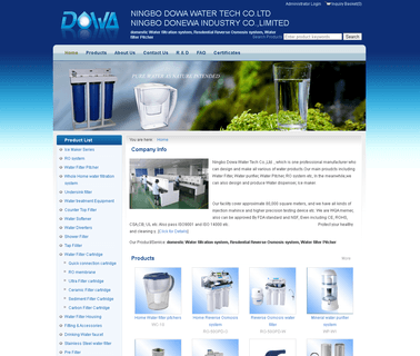 Ningbo Donewa Industry water dispenser osmosis