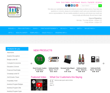 Id Line & Actnow Media  identification signs