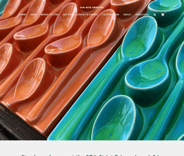 One Acre Ceramics stoneware pottery
